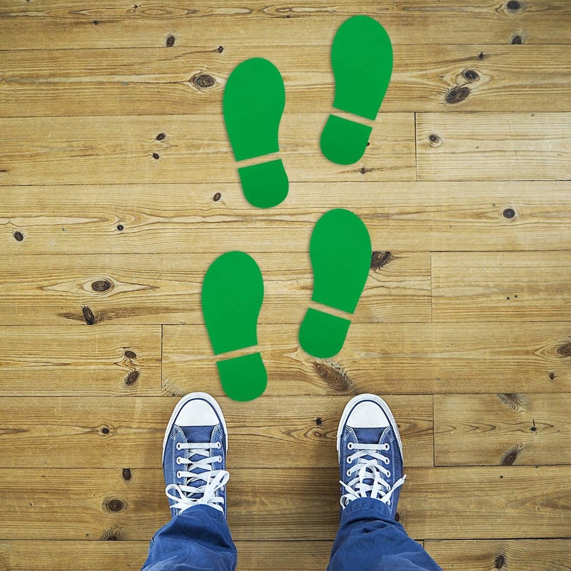 MixTeach 45 Pairs 90 Prints Kids Shoes Decals Footprint Stickers Decals Floor Wall Stairs for Class, Dance Studio, Floor Stickers Party Decoration Celebrate St. Patrick's Day (Mix-Color) - Image 4